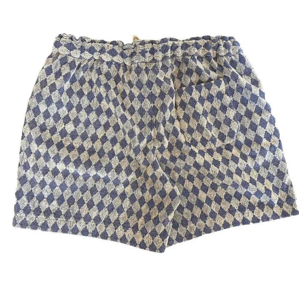 OAS Shorts Unisex Adult Diamond‎ Cotton Terry Regular Resort XL EUC